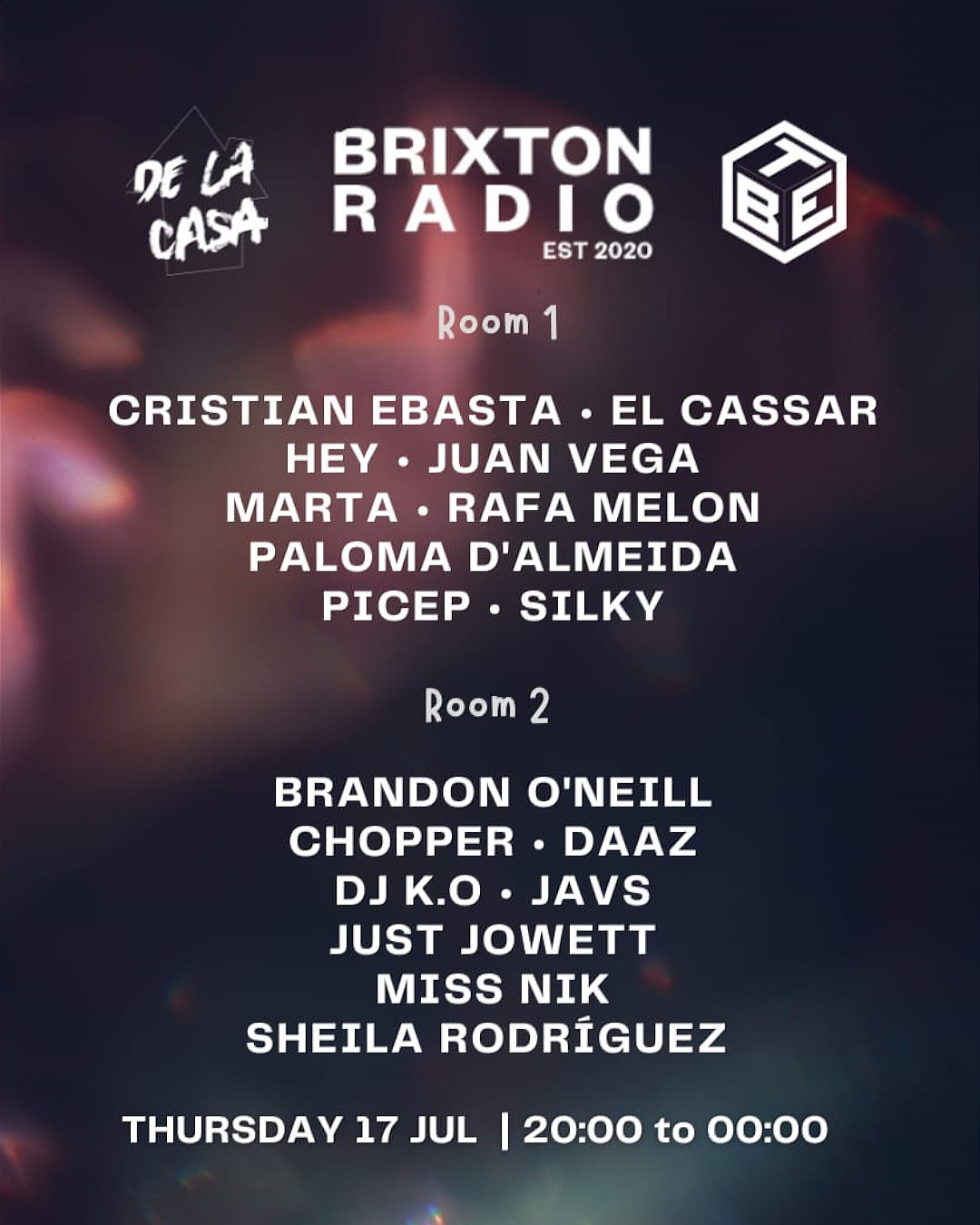 THE BUNKER X DE LA CASA AT BRIXTON RADIO